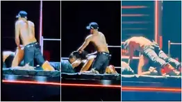 El baile subido de tono de Chris Brown que causa indignación 