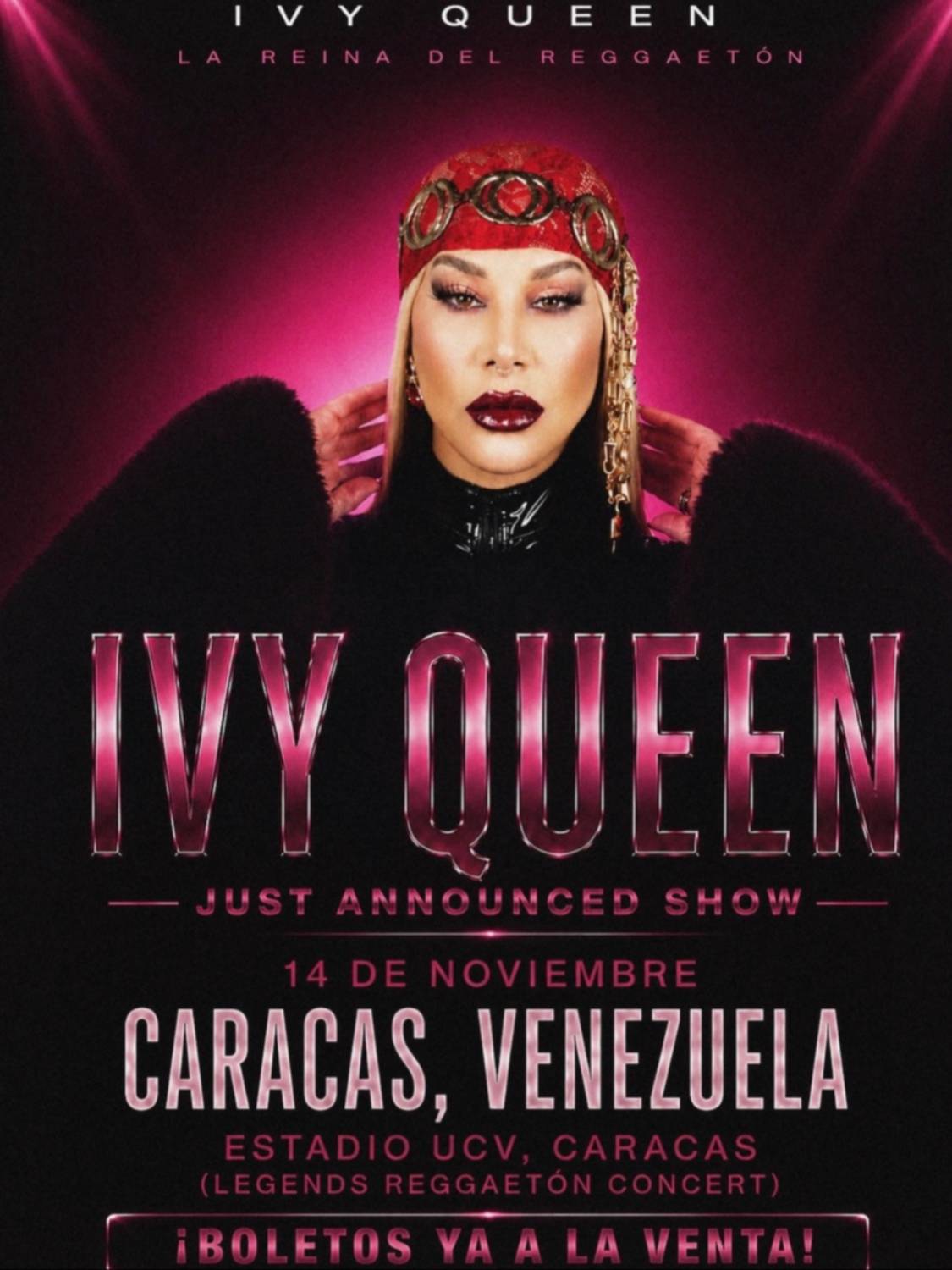 Ivy Queen "La Caballota" dará concierto en Venezuela: Lugar y fecha para verla Ivy Queen "La Caballota" dará concierto en Venezuela: Lugar y fecha para verla