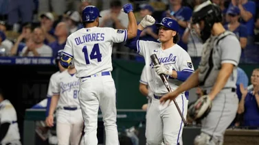 MLB: ¡Poder por partida doble! Edward Olivares castiga a los Medias Blancas (+Videos)
