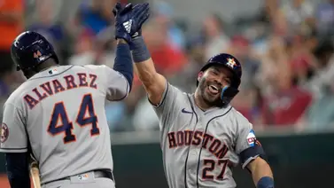 Altuve bateó 5 jonrones en la serie / Foto: AP Altuve bateó 5 jonrones en la serie / Foto: AP