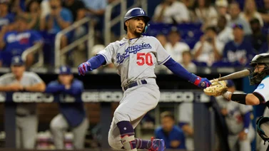 Betts se golpeó en el pie izquierdo / Foto: AP