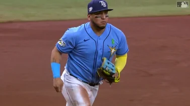 MLB: ¡No se descuiden! Isaac Paredes completó un inusual doble play (+Vídeo)