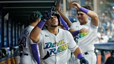 MLB: René Pinto se voló la barda ante los Marineros (+Video)