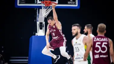 Copa Mundial de Baloncesto: ¡Sin amor de "primos"! Mira la asombrosa paliza que Letonia dio a Lituania para quedarse con el quinto lugar Copa Mundial de Baloncesto: ¡Sin amor de "primos"! Mira la asombrosa paliza que Letonia dio a Lituania para quedarse con el quinto lugar