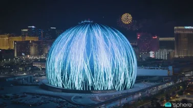 ¡Extraordinaria! Mira la proyección de la MSG Sphere de las Vegas, la pantalla de cine más grande del mundo (+ Video)