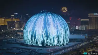 ¡Extraordinaria! Mira la proyección de la MSG Sphere de las Vegas, la pantalla de cine más grande del mundo (+ Video) ¡Extraordinaria! Mira la proyección de la MSG Sphere de las Vegas, la pantalla de cine más grande del mundo (+ Video)