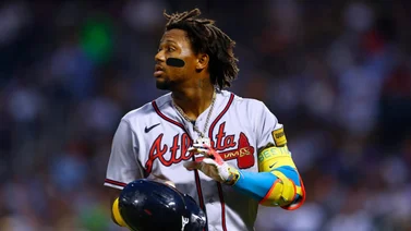 MLB: Por esta razón Ronald Acuña Jr. fue sacado del juego ante los Marlins de Miami (+Video)