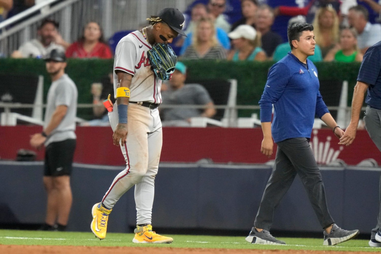 Ronald Acuña nuevamente fuera del line-up, TUDN MLB