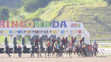 Juan Carlos García Mosquera reaparece en La Rinconada a este hijo de King Seraf luego de 84 días sin correr y con implemento incluido