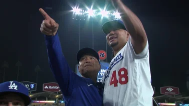 ¡Qué momento! Brusdar Graterol finalmente lanzó un partido de MLB en presencia de su madre (+Declaraciones)