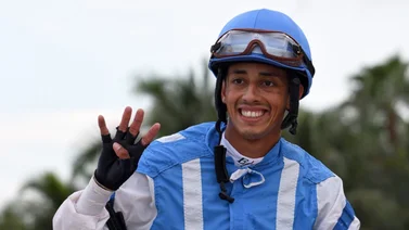 Así lidera la estadística de jinetes en Gulfstream Park el puertorriqueño Edgard Zayas