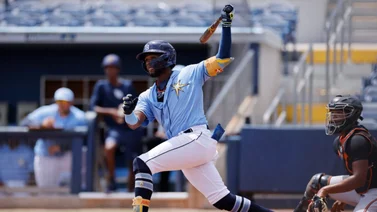 Junior Caminero es el prospecto número 1 de Tampa Bay