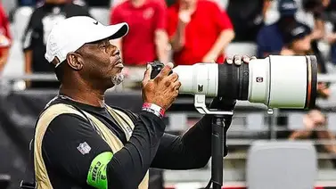 Ken Griffey Jr. es captado nuevamente como fotógrafo en otra disciplina deportiva Ken Griffey Jr. es captado nuevamente como fotógrafo en otra disciplina deportiva