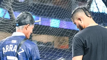 MLB: Lo que dijo Luis Arráez tras tener por primera vez a sus padres en las tribunas (+Declaraciones)
