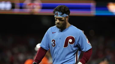 MLB: Esto dijo Bryce Harper tras ser expulsado por Ángel Hernández