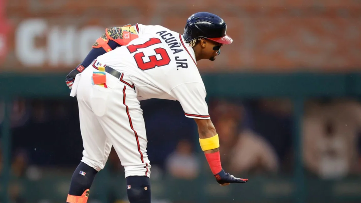 Ronald Acuña Jr llegó a 12 bases robadas en el 2023 💨 Es líder