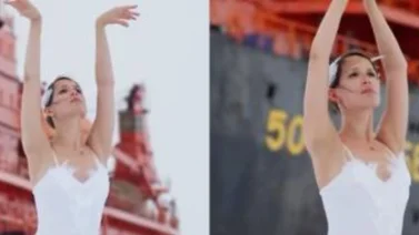 Video | Ella es la bailarina rusa que se atrevió a conquistar el Polo Norte con el 'Lago de Los Cisnes'