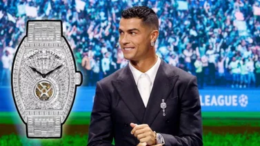 Cristiano Ronaldo deslumbró con este reloj en la gala de la Champions League