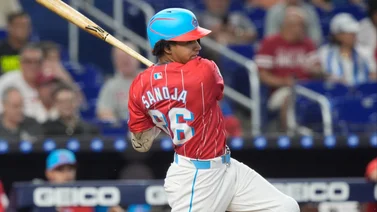MLB: Javier Sanoja retumba en Miami con su primer doble en Grandes Ligas (+Video)