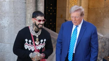 Anuel AA visita la casa de Donald Trump por esta razón 