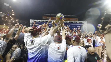 SPB: Así celebró Gladiadores de Anzoátegui su bicampeonato (+Video)
