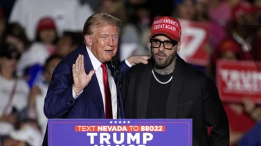 Video | Donald Trump confunde a Nicky Jam con una mujer 