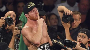 Hija de Alejandro Fernández se equivoca en el himno de México y así reacciona Canelo