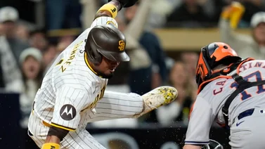 MLB: ¿Se lesionó? Así se encuentra Luis Arráez luego de sufrir un golpe en la rodilla 