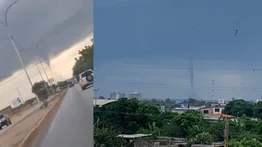 Tromba marina causa daños en la isla de Margarita (+Video)