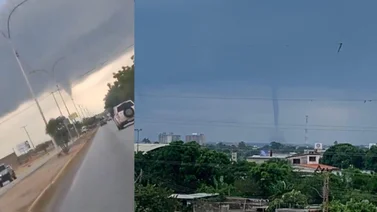 Tromba marina causa daños en la isla de Margarita (+Video)