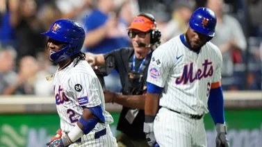 MLB: Luisangel Acuña ofreció declaraciones tras su primer cuadrangular (+Video)