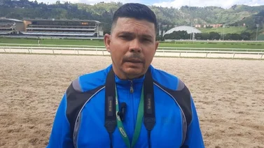 José Luis Balzan espera subir al paddock de ganadores con este ejemplar en la reunión 36  (+Video)