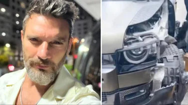 Julián Gil reaparece en televisión tras sufrir accidente 