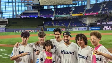 Chyno y Nacho y la nueva generación de Menudo juntos en el loanDepot park Chyno y Nacho y la nueva generación de Menudo juntos en el loanDepot park