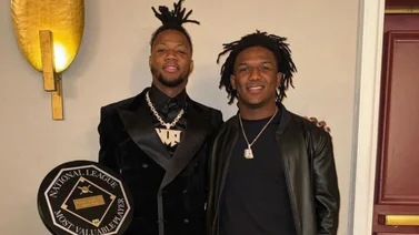 MLB: Ronald Acuña Jr. y Luisangel Acuña tienen un emotivo gesto en el Truist Park (+Detalles)
