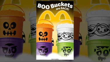 ¿Boo Buckets vuelven a McDonald 's para esta temporada de Halloween?