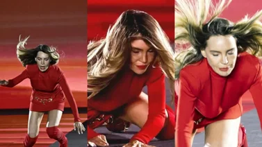 Sale a la luz la reacción de Belinda tras caída en el L’Oreal París 2024 