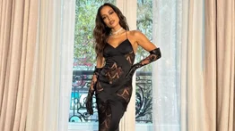 Anitta de mil amores con el futbolista Vinicius