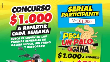 Pega un palo y gana tiene su primer ganador de $300