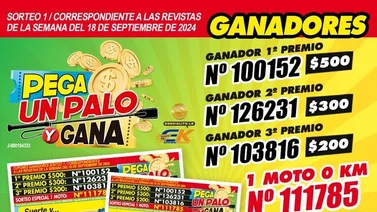  Ganador de $200 de Pega un Palo y gana vino a retirar su premio 