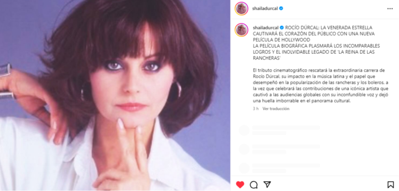 Llevarán al cine vida de la cantante española Rocío Dúrcal (+Detalles)- Llevarán al cine vida de la cantante española Rocío Dúrcal (+Detalles)
