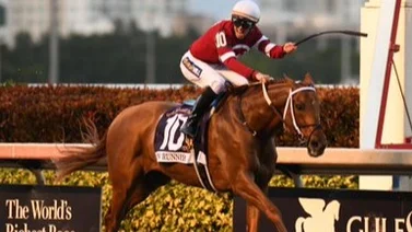 Hija de Gun Runner de $1.500.000 va por su primera victoria en Estados Unidos