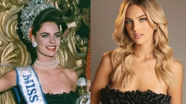 Clara Vegas homenajea a su madre Andreína Goetz con vestido del Miss Venezuela 1990