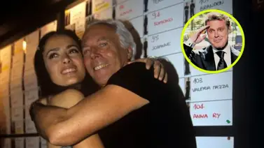 Salma Hayek se despide de Giorgio Armani y revive su noche con Luis Miguel Salma Hayek se despide de Giorgio Armani y revive su noche con Luis Miguel