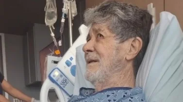 Revelan imágenes de Eduardo Serrano desde el hospital