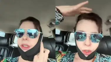 Mimí Lazo con nueva cara: "Saliendo del doctor"  Mimí Lazo con nueva cara: "Saliendo del doctor"