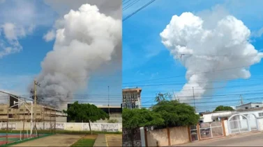 Fuerte explosión mantiene en alerta a los zulianos