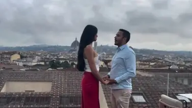 Candidata del Miss Venezuela se comprometió con su novio en Italia Candidata del Miss Venezuela se comprometió con su novio en Italia