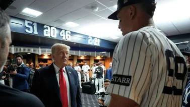 MLB: Aaron Judge recibió una visita especial antes del juego de esta noche