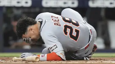 Tigres pierden a Javier Báez por pelotazo en la cara: Será evaluado día a día (+Detalles)